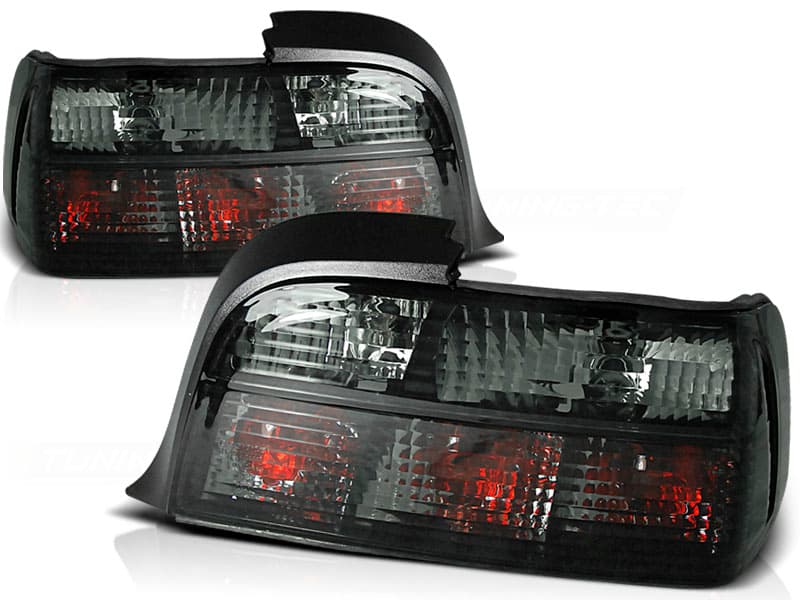 Zadné svetlá BMW E36 Coupe/Cabrio 90-98 Black Chrome