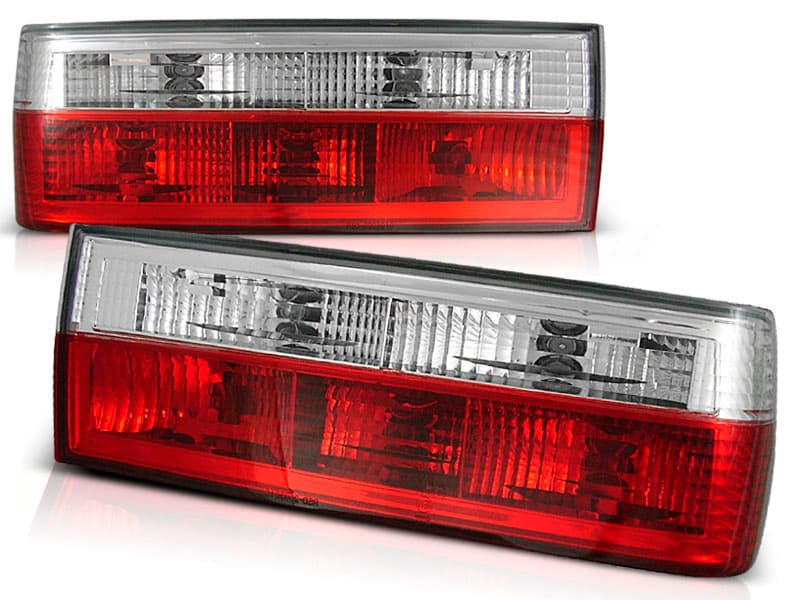 Zadné svetlá BMW E30 82-87 Clear Red