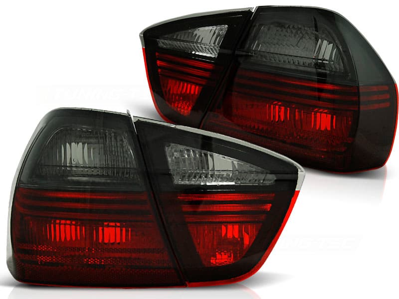 Zadné svetlá BMW E90 Sedan 05-08 Red Smoke