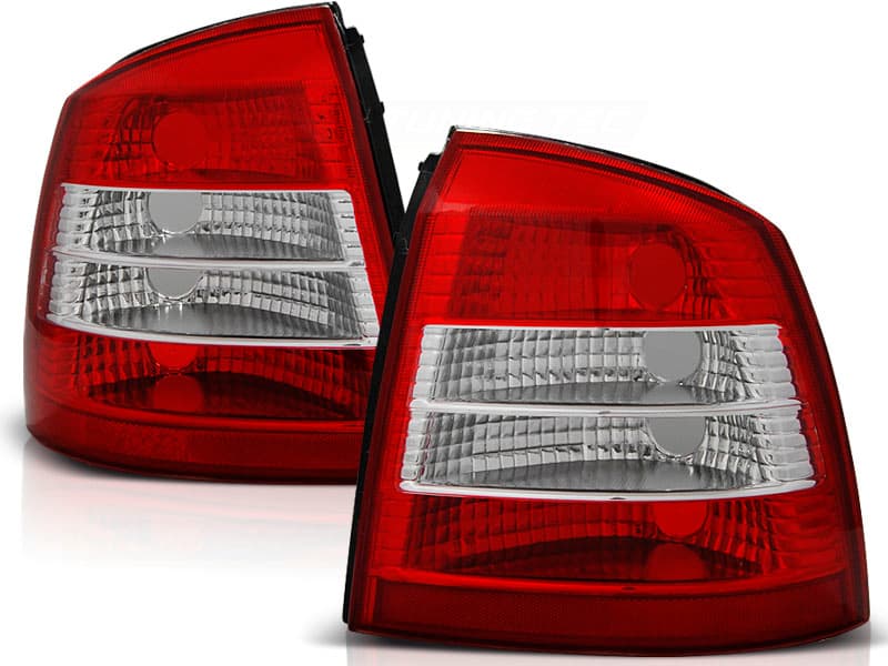 Zadné svetlá Opel Astra G Hatchback /5D 97-04 3D Red White