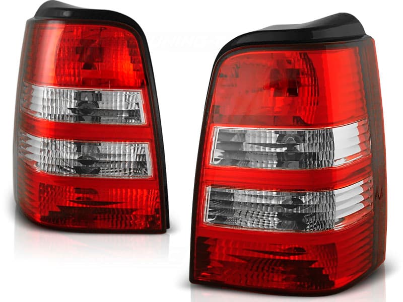 Zadné svetlá VW Golf 3 Variant 91-97 Clear Red