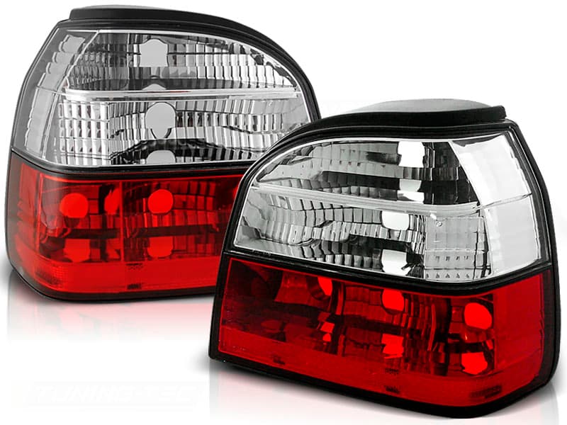 Zadné svetlá VW Golf 3 Red White