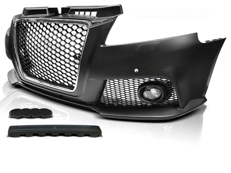 Predný nárazník Audi A3 8P 08-12 Sport PDC Black Chrome