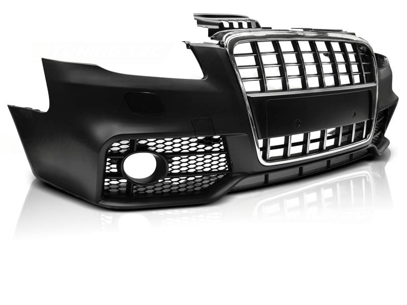 Predný nárazník Audi A4 04-08 ZPAU21 Sport Black Chrome