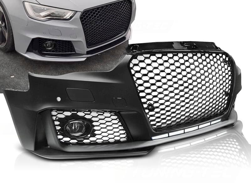 Predný nárazník Audi A3 8V 12-16 Sport PDC Glossy Black
