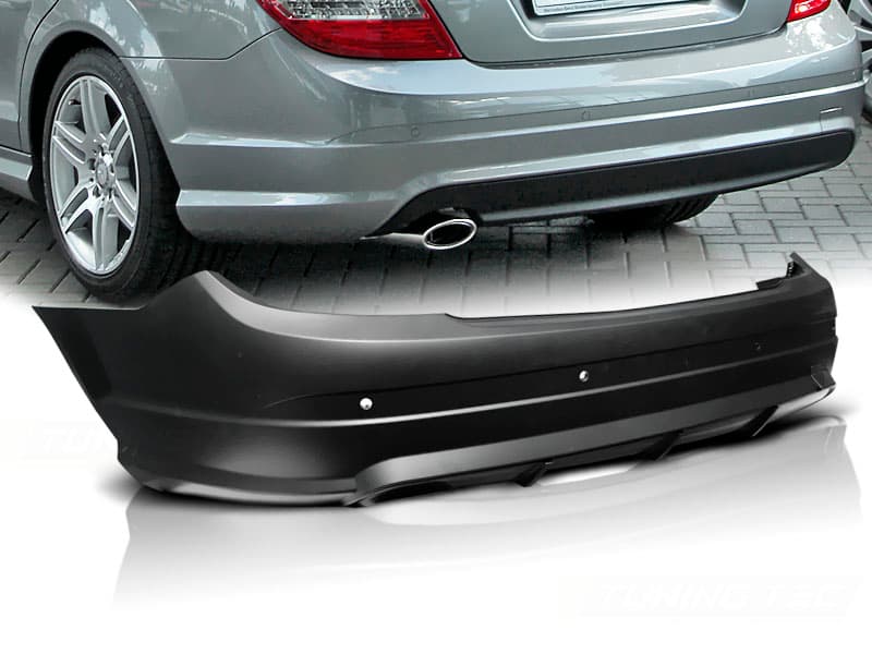 Zadný nárazník Mercedes W204 07-10 Sport PDC