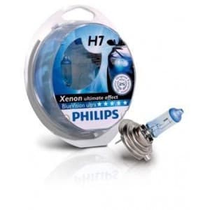 Philips BlueVision Ultra 12V 2x H7 + 2x W5W