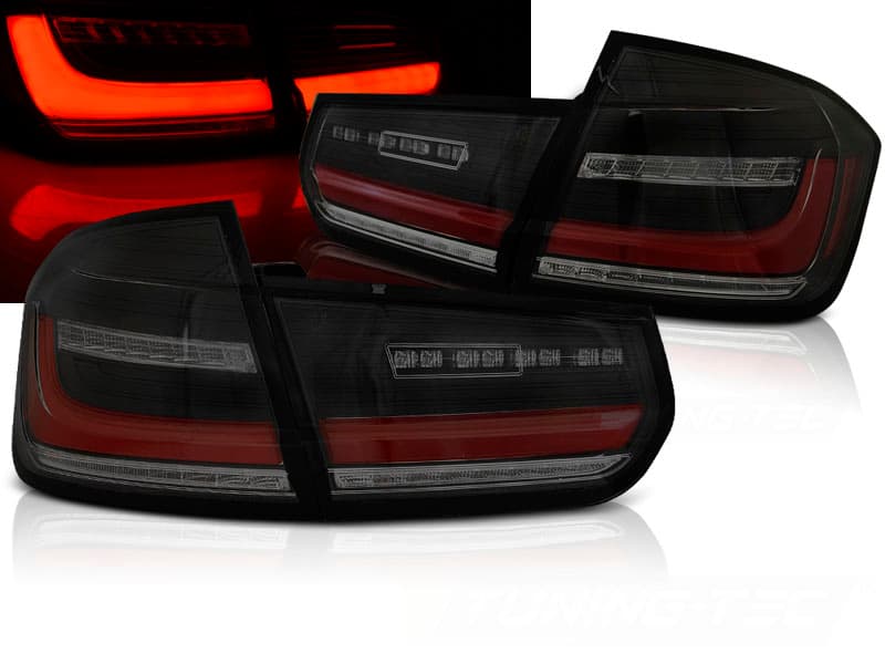 Zadné svetlá BMW F30 11-15 LED BAR Dynamic Black Smoke