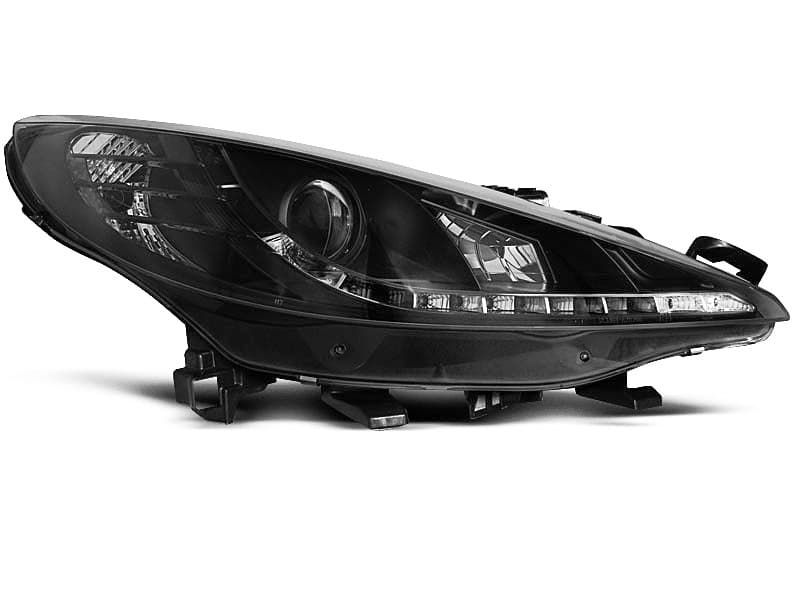 Predné svetlá Peugeot 207 06-12 Black