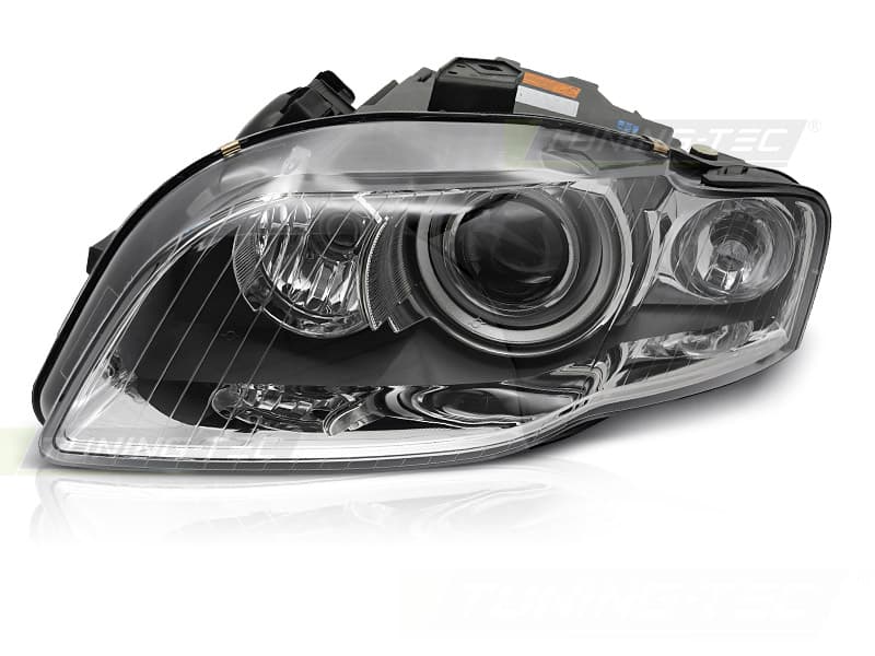 Predné svetlo Xenón Audi A4 B7 04-08 Chrome ľavé