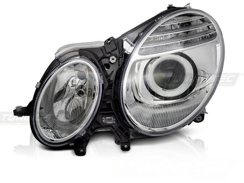 Predné svetlo Mercedes E-Class W211 06-09 Chrome ľavé TYC