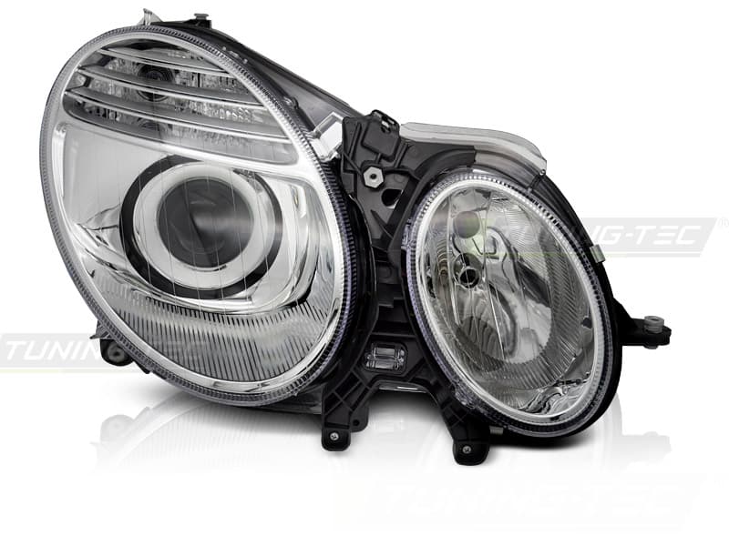Predné svetlo Mercedes E-Class W211 06-09 Chrome pravé
