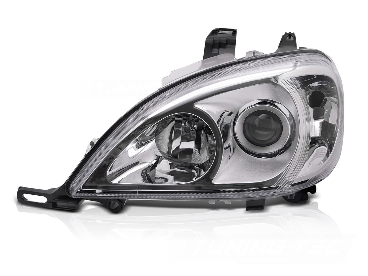 Predné svetlo Mercedes M-Class W163 01-05 Chrome ľavé