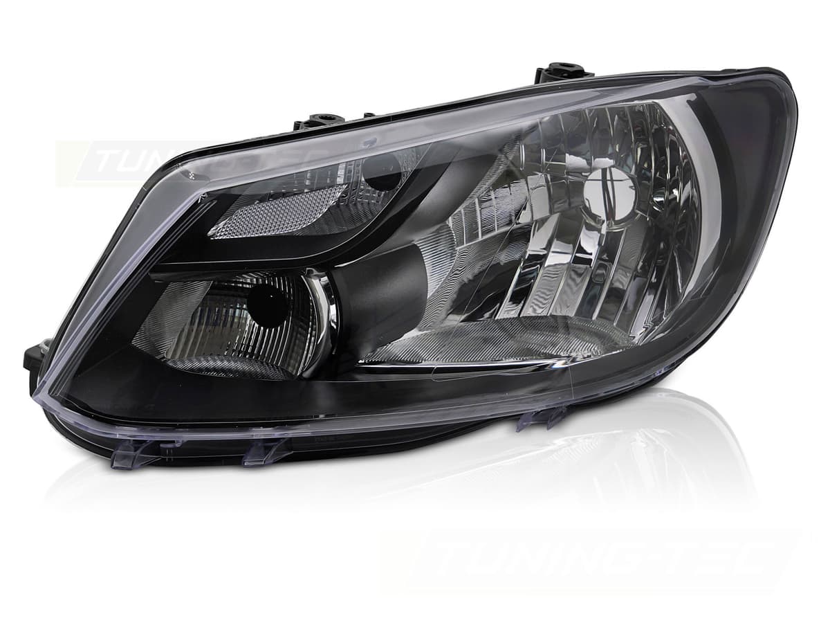 Predné svetlo VW Caddy 11-14 Black ľavé H4 TYC