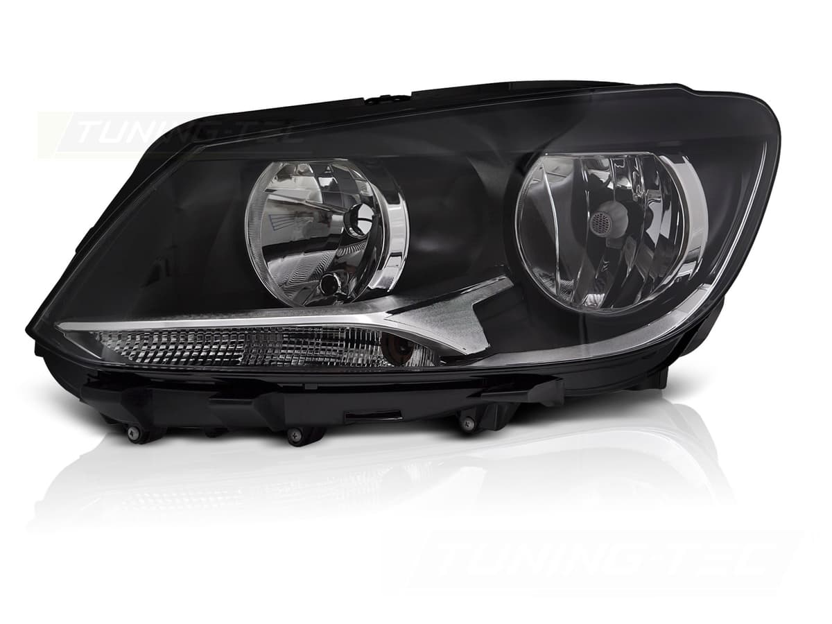 Predné svetlo Black ľavé H7 TYC VW Caddy / Touran 11-14