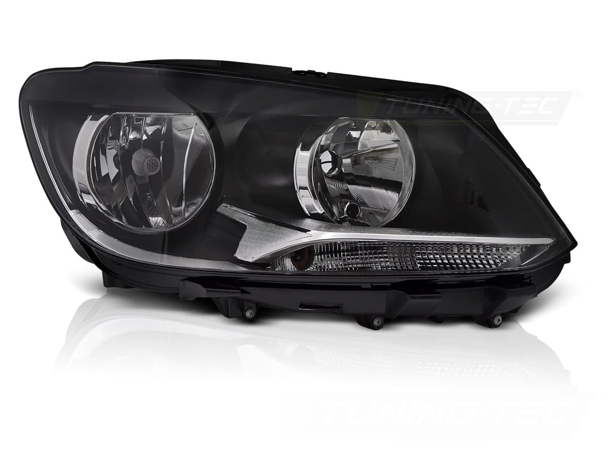 Predné svetlo VW Caddy / Touran 11-14 Black pravé H7 TYC
