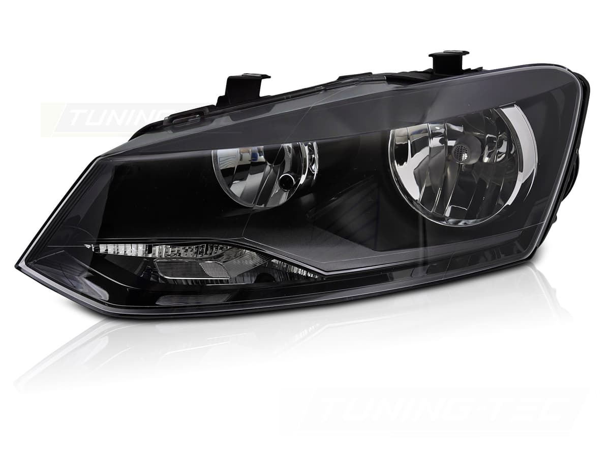Predné svetlo VW Polo 6R 09-14 Black H7 ľavé