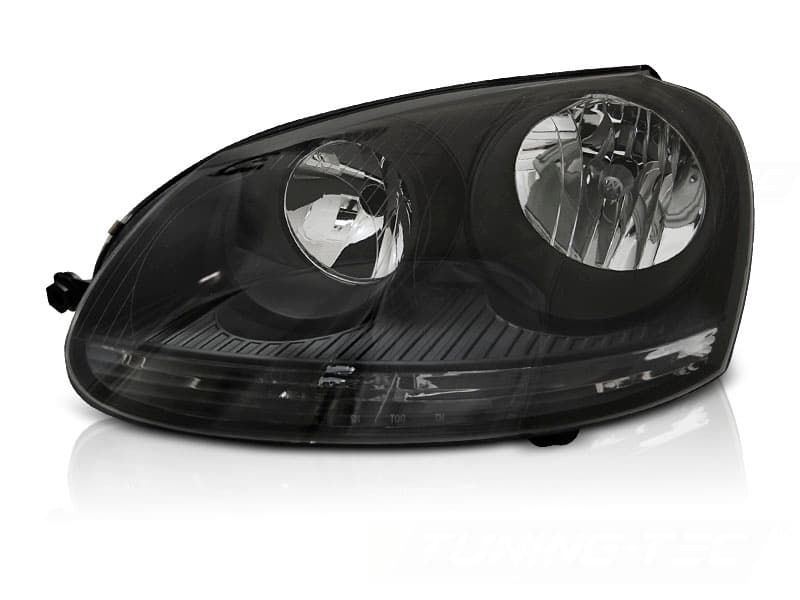 Predné svetlo Black ľavé TYC VW Golf 5 03-09
