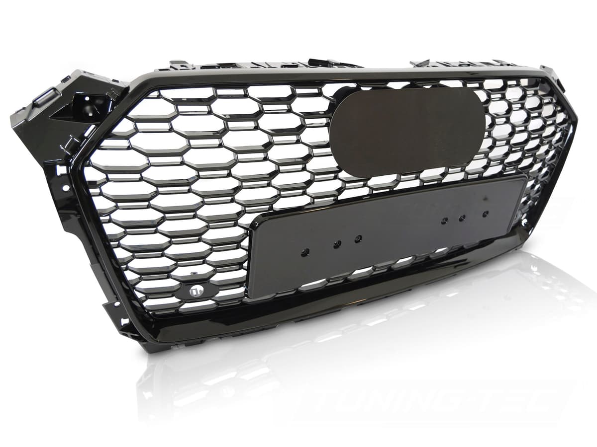 Predná maska Audi A5 F5 16-18 Sport Glossy Black PDC - A8