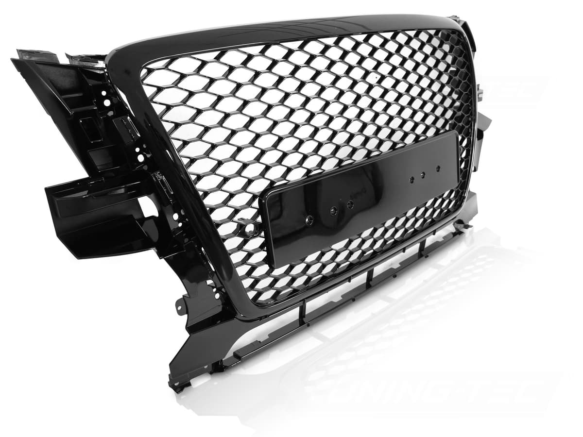 Predná maska Audi Q5 8R 08-12 Sport Glossy Black PDC