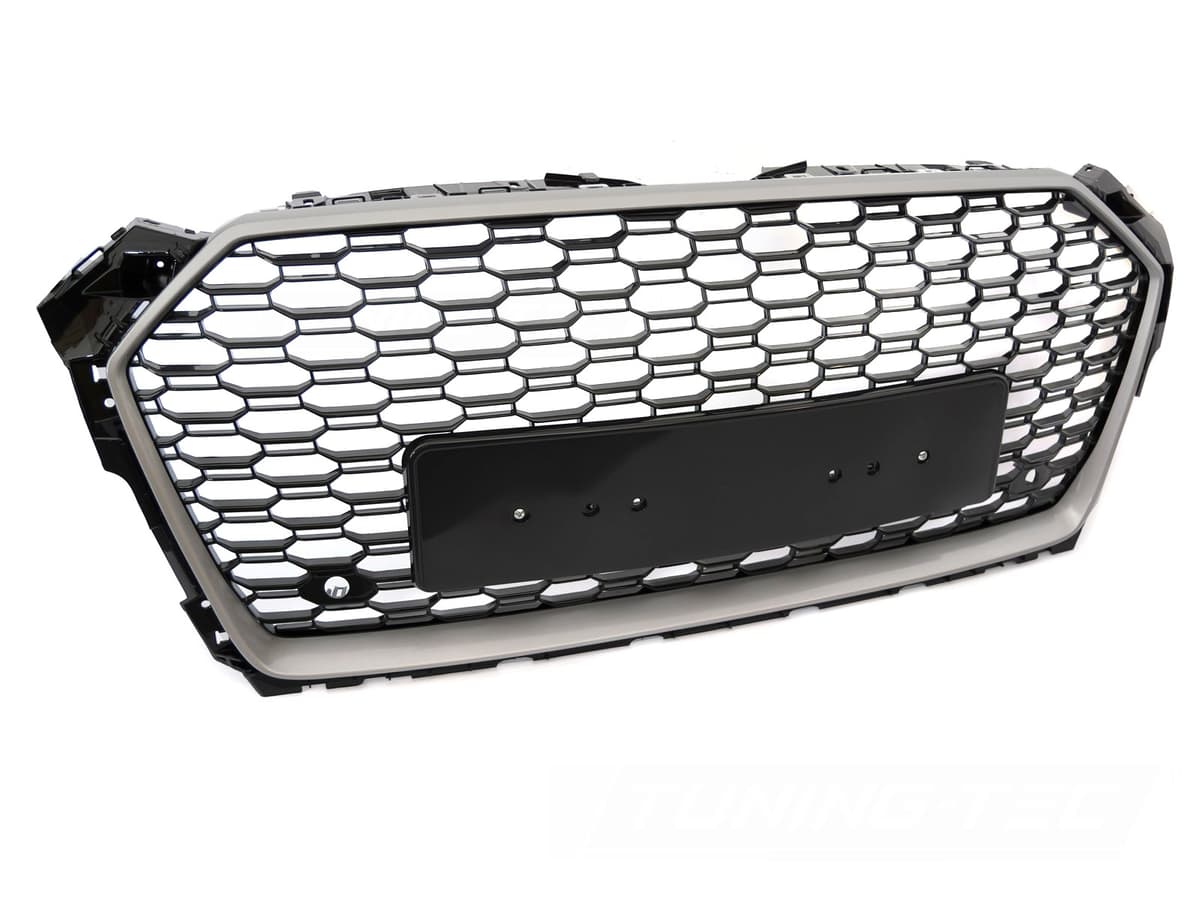 Predná maska Audi A5 F5 16-18 Sport Silver-Black PDC