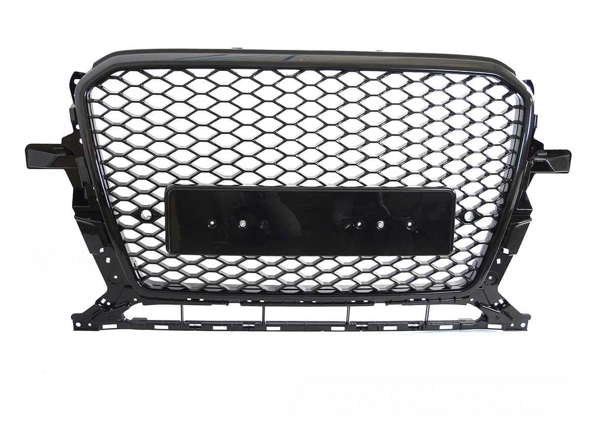 Predná maska Audi Q5 8R 12-16 Sport Style Glossy Black PDC