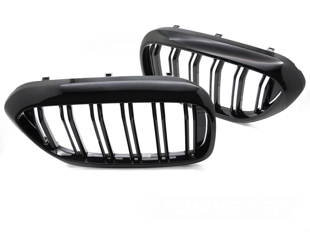 Predná maška BMW 5er G30 / G31 17-20 Sport Glossy Black Double Bar