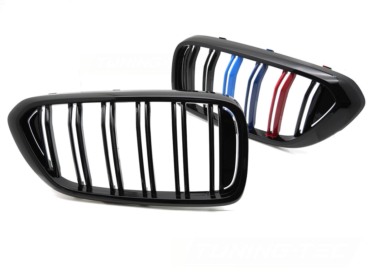 Predná maska BMW G32 17-20 Sport Glossy Black Tri-Colour Double Bar