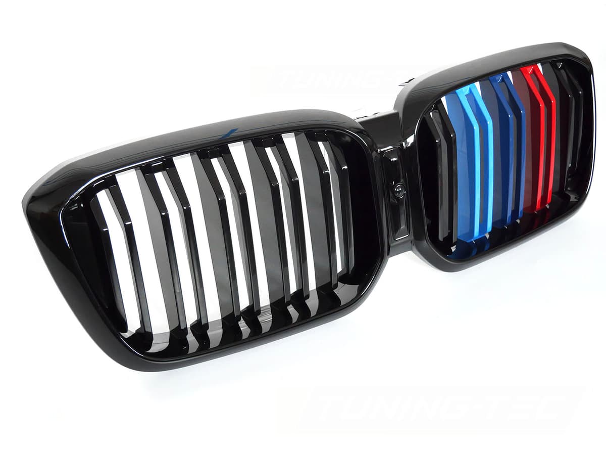 Predná maska BMW X3 G01 LCI / X4 G02 LCI 21-25 Sport Glossy Black Tri-Colour Double Bar