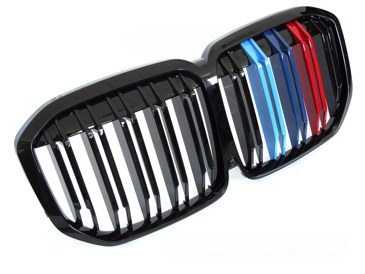 Predná maska BMW X7 G07 18-22 Sport Glossy Black Tri-Colour Double Bar