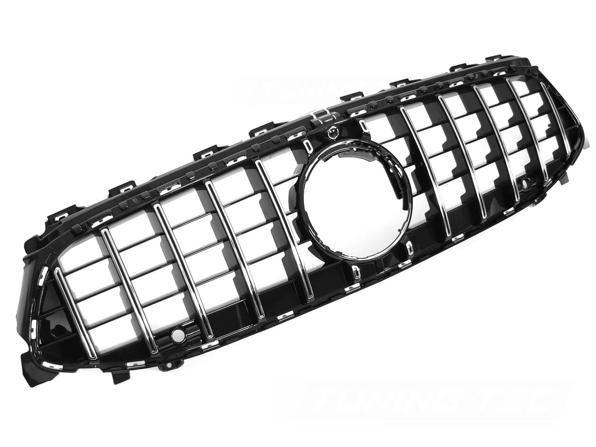 Predná maska Mercedes CLA W118 23-25 GT Style Black-Chrome