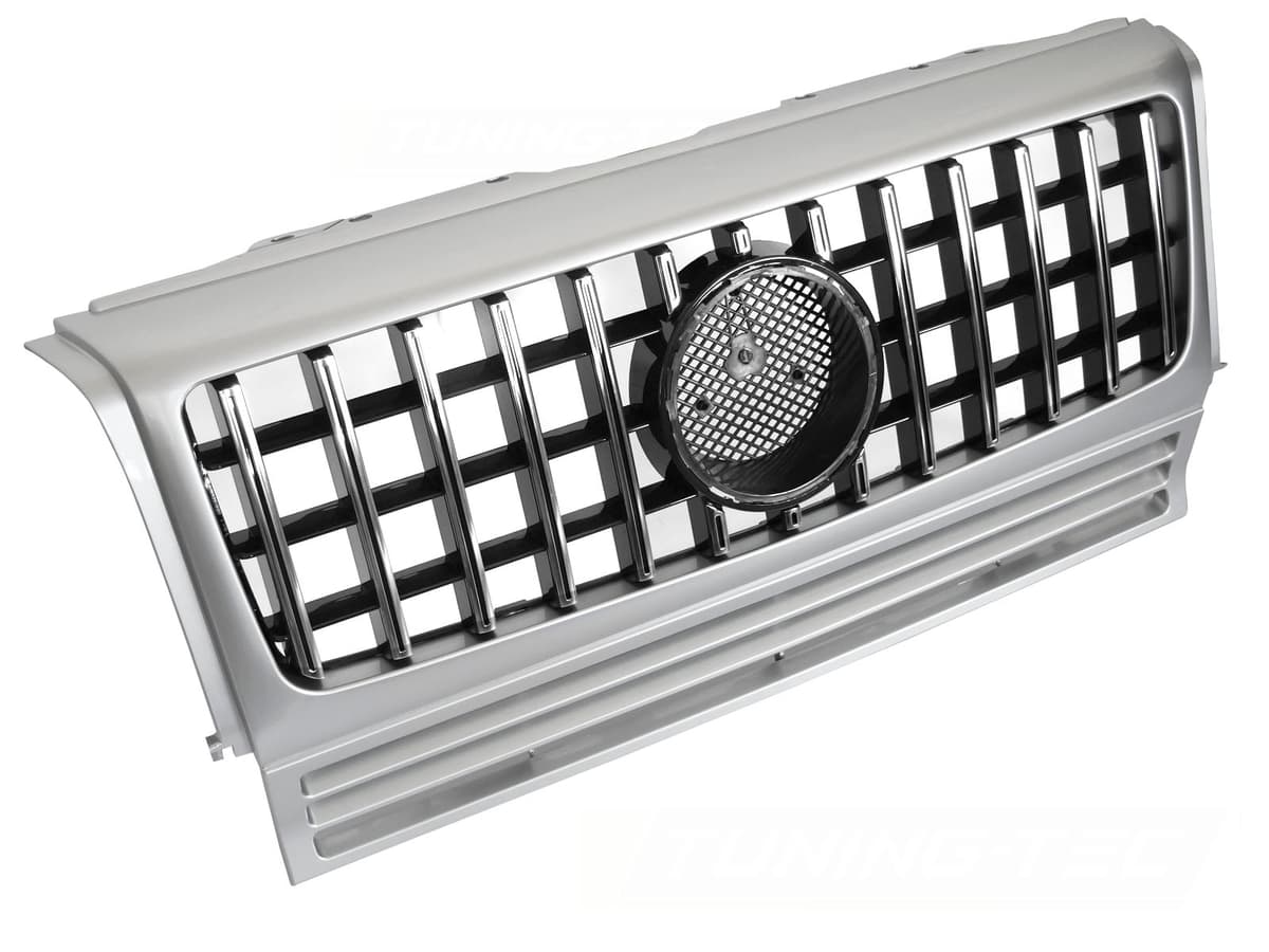 Predná maska Mercedes G-Class W463 90-12 Sport W464 Look Silver-Chrome