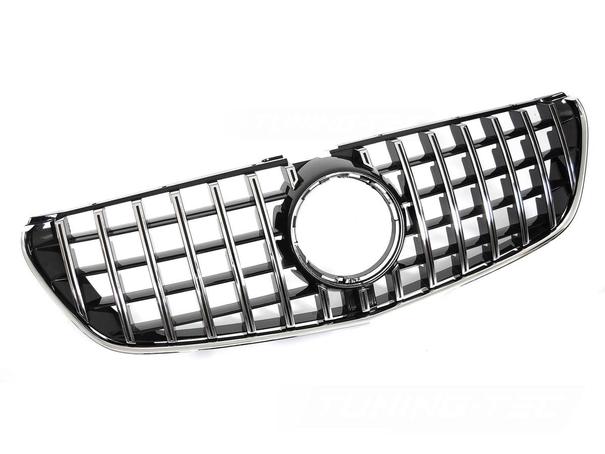 Predná maska Mercedes V-Class W447 14-19 GT Style Chrome Black