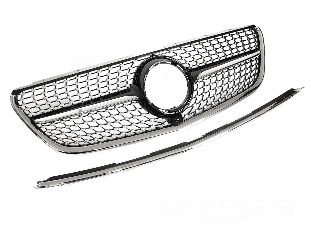 Predná maska Mercedes Vito W447 14-19 Diamond Black Chrome