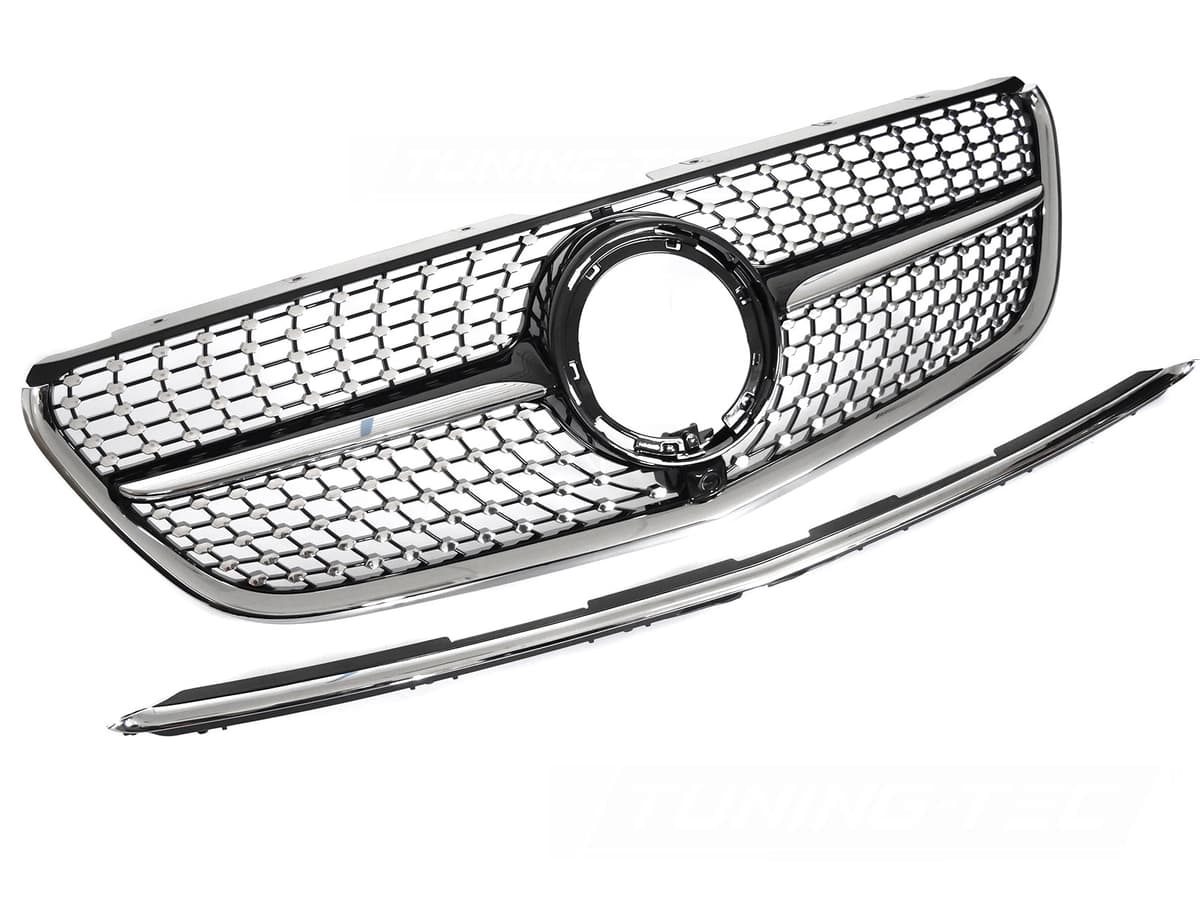 Predná maska Mercedes Vito W447 19-23 Diamond Black Chrome