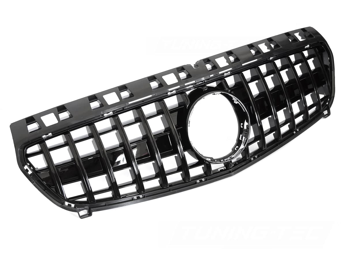 Predná maska Mercedes A-Class W176 12-15 GT Style Glossy Black