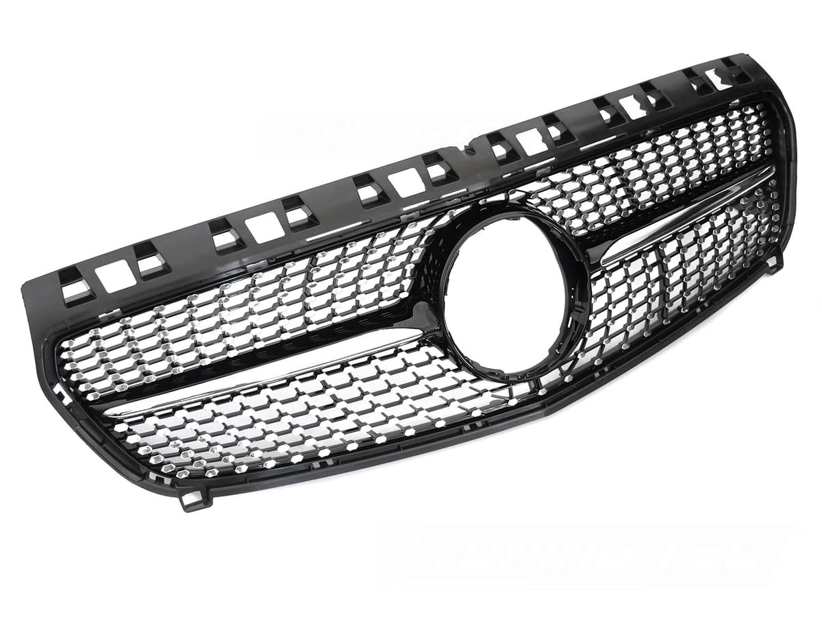 Predná maska Mercedes A-Klasa W176 12-15 Diamond Black Chrome