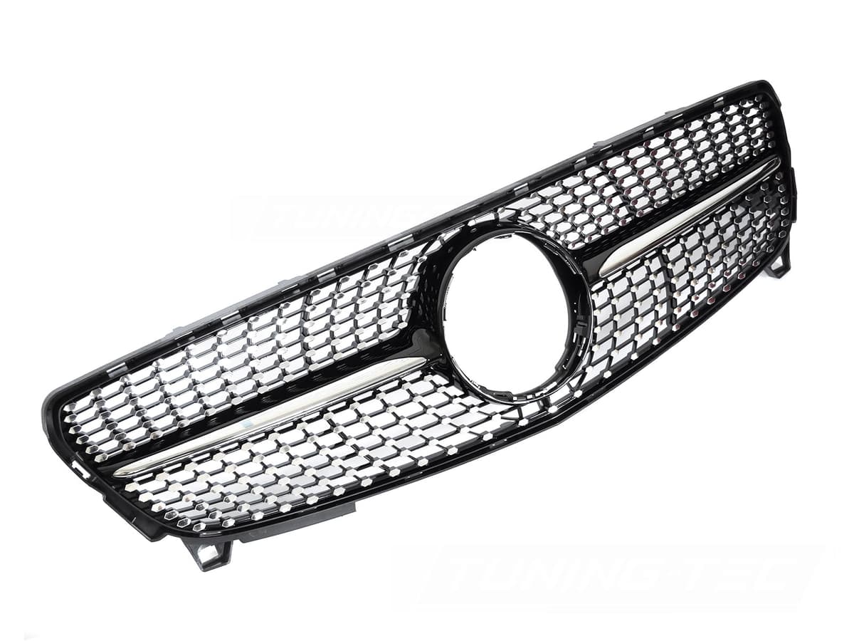 Predná maska Mercedes A-Klasa W176 15-18 Diamond Black Chrome