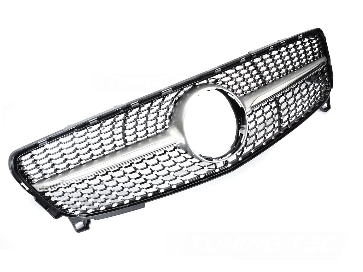 Predná maska Mercedes A-Klasa W176 15-18 Diamond Silver Chrome