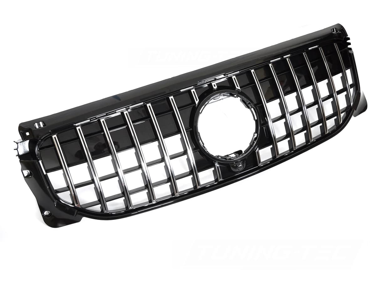 Predná maska Mercedes GLB X247 19-23 GT Style Black Chrome
