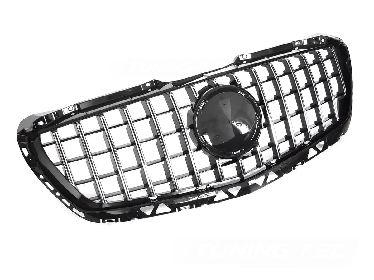 Predná maska Mercedes Sprinter W906 13-18 GT Style Black Chrome
