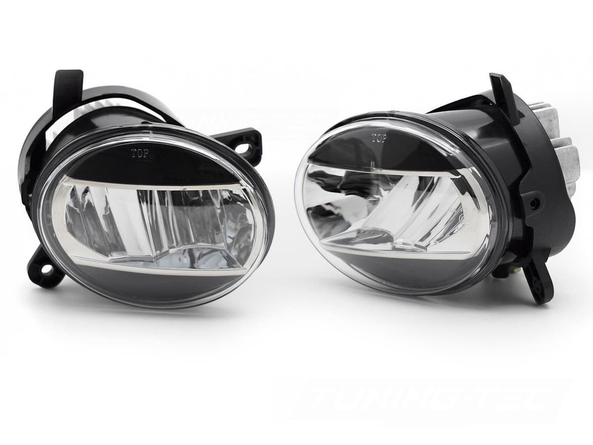 Hmlové svetlá LED Audi A4 B8 08-11 / A6 C6 09-11 / Q5 8R 08-16 Black Clear