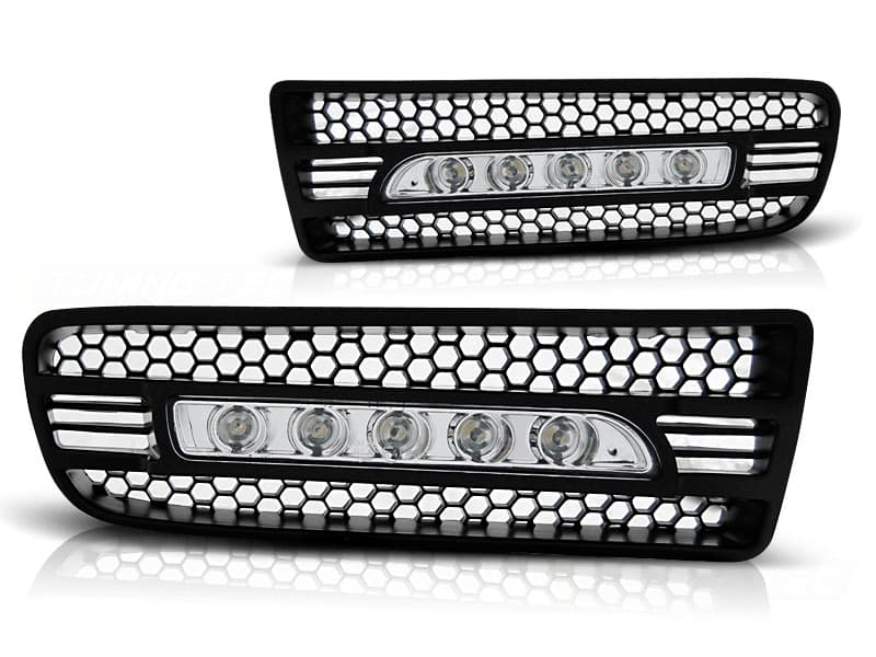 Rámčeky hmlových svetiel s LED denným svietením VW Golf 4