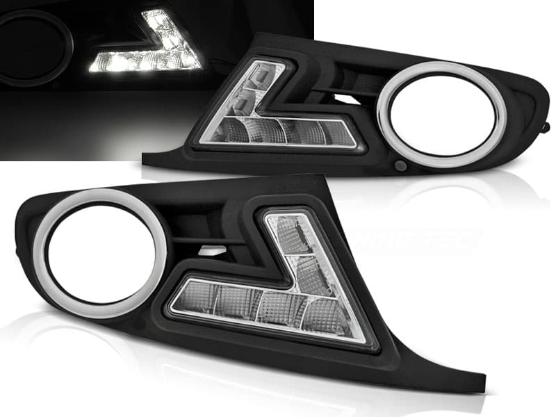 LED rámčeky hmloviek s denným svietením (DRL) VW Golf 6