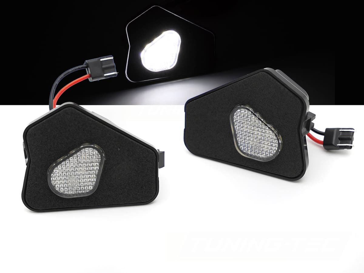 LED osvetlenie zrkadiel (puddle light) Mercedes W176 / W202 / W204 / W124 / W212 / W221