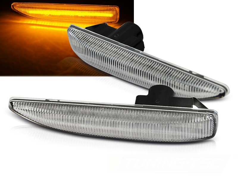 Bočné smerovky BMW E65 / E66 / E67 01-08 White LED Sequential