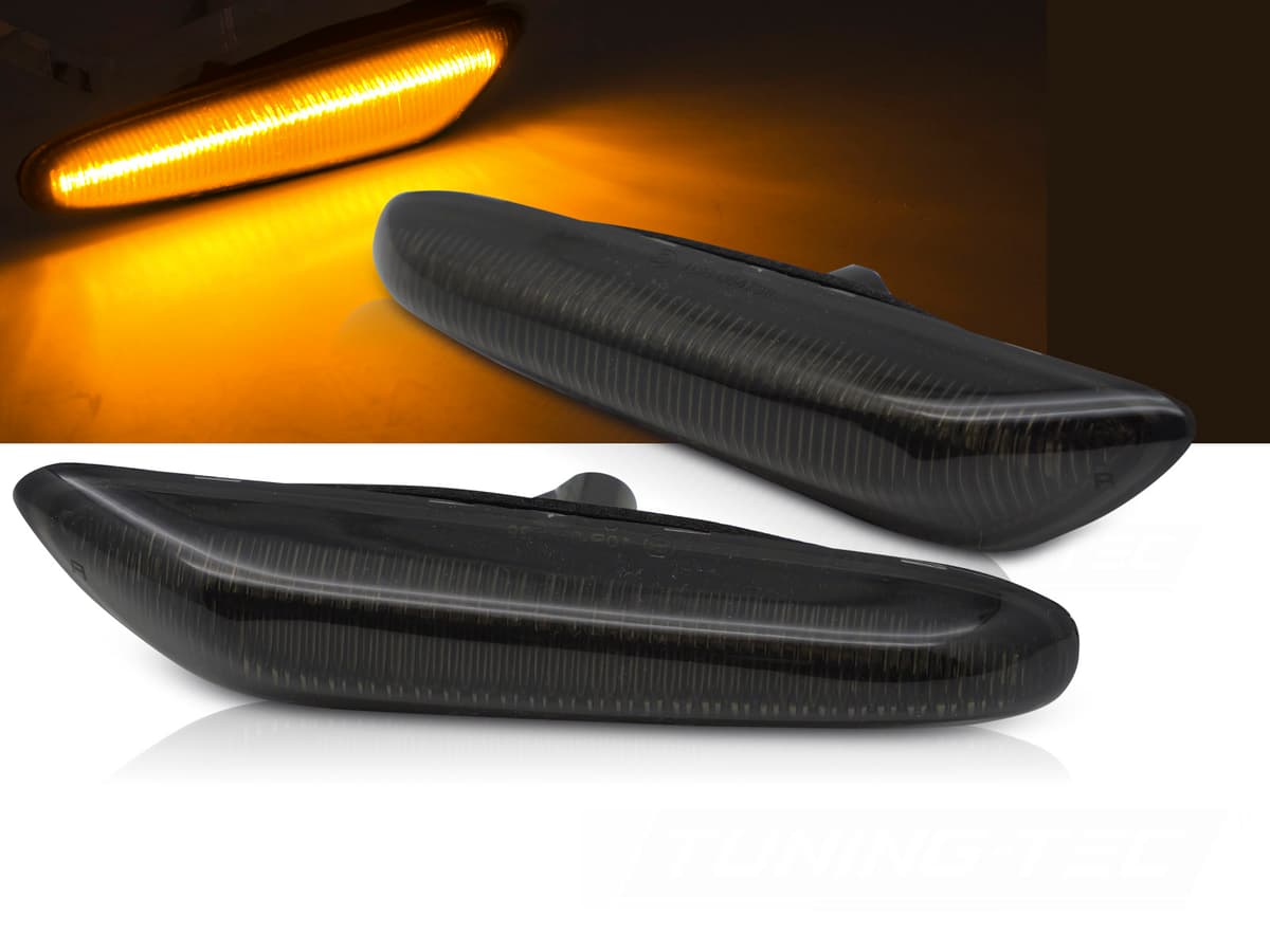 Bočné smerovky BMW E46 / E60 / E87 / E90 Smoke LED
