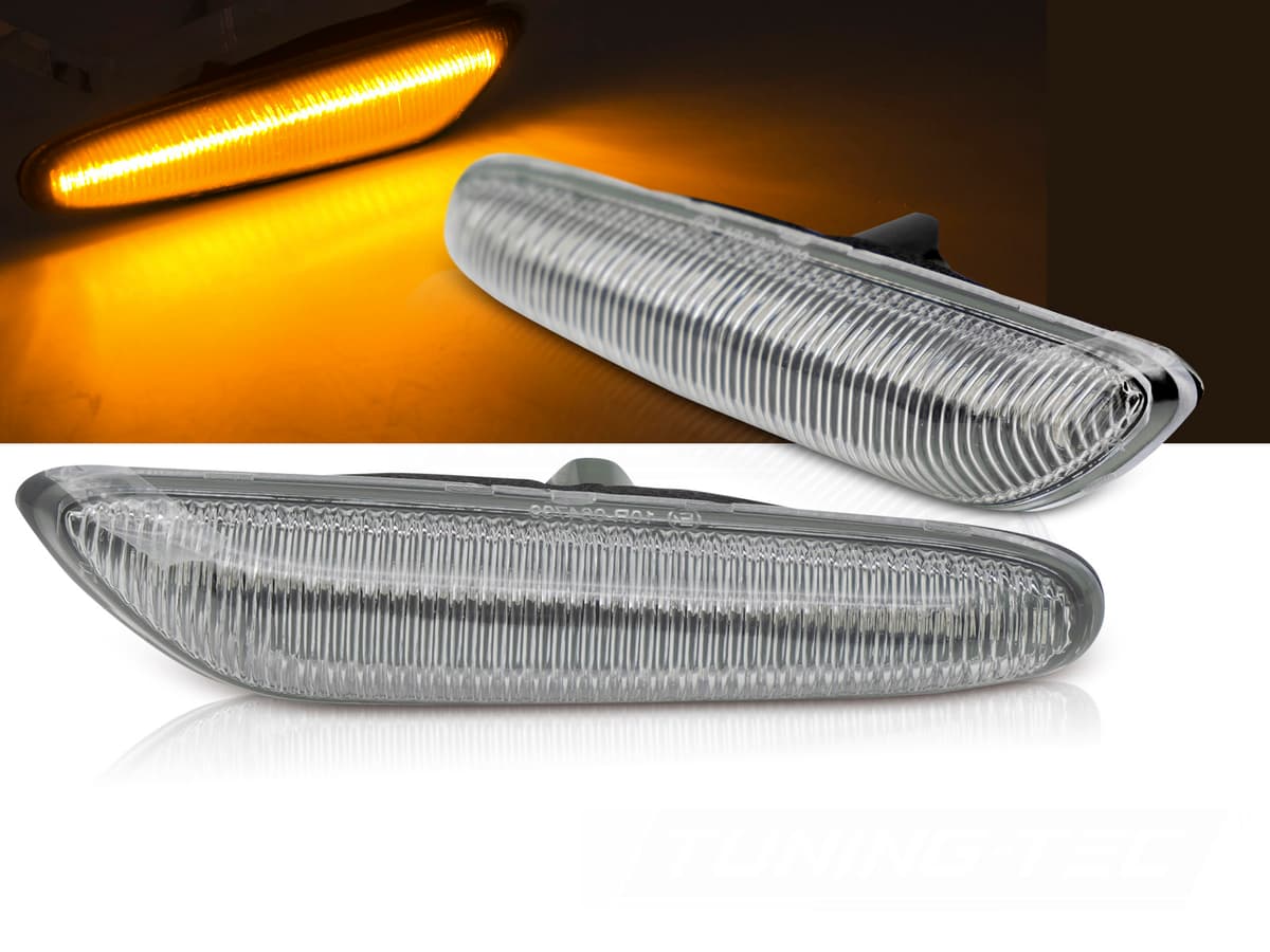 Bočné smerovky BMW E46 / E60 / E87 / E90 White LED