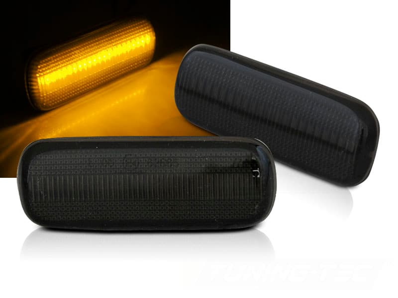 Bočné smerovky do zrkadla Citroen C4 04-11 Smoke LED Sequential