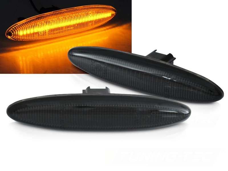 Bočné smerovky Lexus IS II 06-10 Smoke LED SEQ